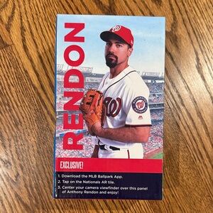 Washington Nationals, Anthony Rendon, 2019 Baseball Bobblehead in original box